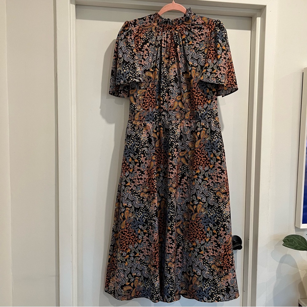 Julia Jordan Print Flutter Sleeve Midi Dress - image 8